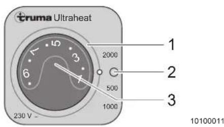 Adria Aviva 490 LX (2012) - Ultraheat auxiliary electric heater (special equipment) - 1