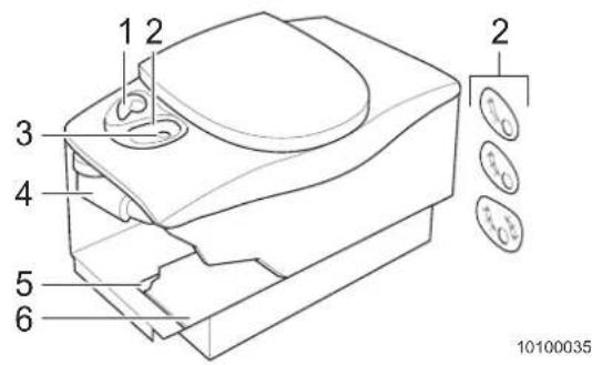 Adria Aviva 490 LX (2012) - Damage to toilet and vehicle - 1