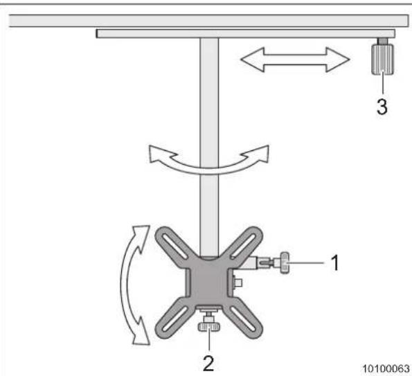 Adria Aviva 350 (2012) - Sliding the TV out: - 1