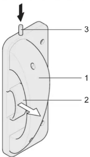 Adria Aviva 350 (2012) - Opening / closing the door from the inside - 1