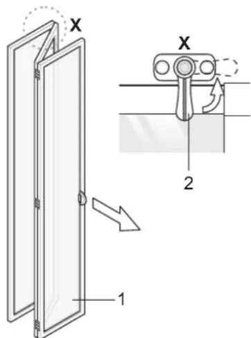 Adria Aviva 350 (2012) - Damage to folding door or bathroom unit - 1