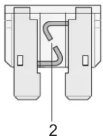 Adria Aviva 350 (2012) - Changing the fuses: - 2