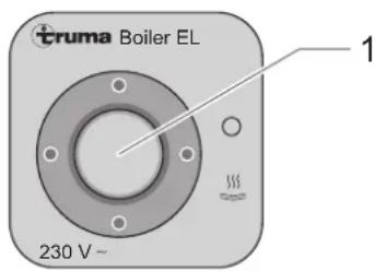 Adria Adora 662 (2012) - Boiler in electric mode - 1