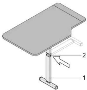 Adria Adora 643 (2012) - Suspended table - 2
