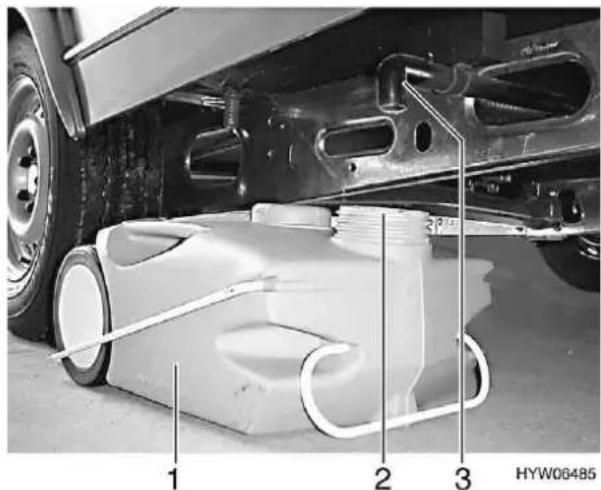 Bürstner Trecento (2006) - Abwassertank, fahrbar (Sonderausstattung) - 1