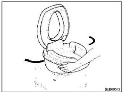 Bürstner Premio (2007) - Schwenkbare Toilette (C-200) - 10