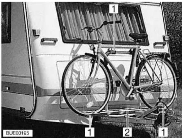 Bürstner Flipper (2005) - Fahrräder aufladen: - 1
