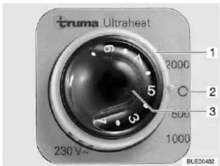 Bürstner Averso (2008) - Elektro-Zusatzheizung Ultraheat (Sonderausstattung) - 2