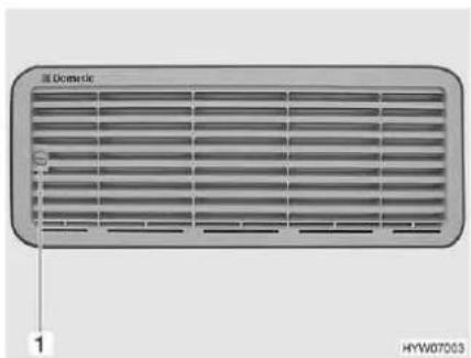 Bürstner Averso (2008) - Kühlschrank-Lüftungsgitter - 1