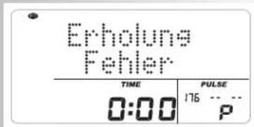 Erholungs Fehler TIME PULSE 0:00 176 P