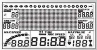 BELOW MAX 88.0 150V 88.0 TIME HRC SPEED 88:8.0 MAX PULSE 198 198 199 ↓188