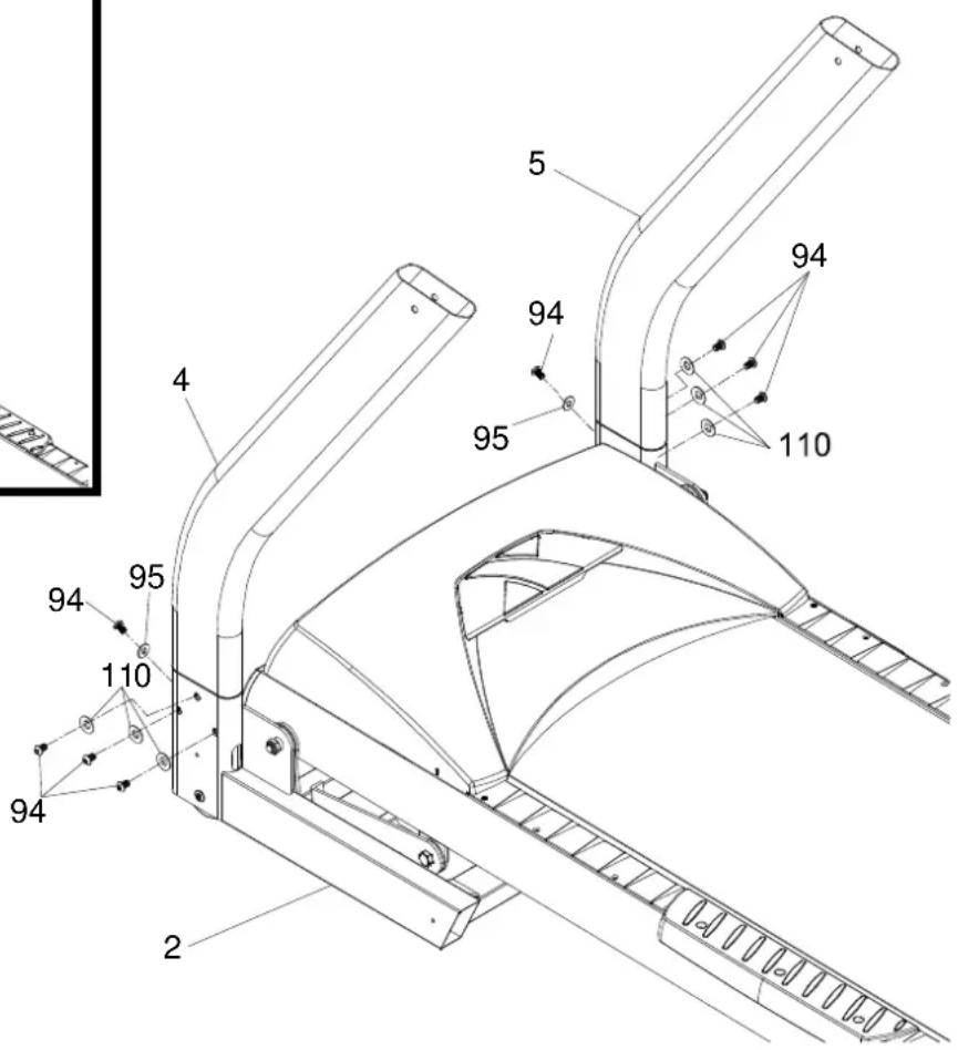 Maxxus BTX 1 - Befestigen Sie die Schrauben nur lose, ohne sie fest anzuziehen! - 2
