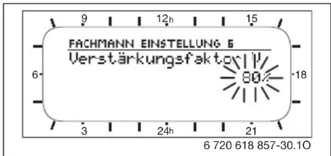 FACHMANN EINSTELLUNG 6 Verstärkungsfaktor10 80Hz 6 720 618 857-30.10