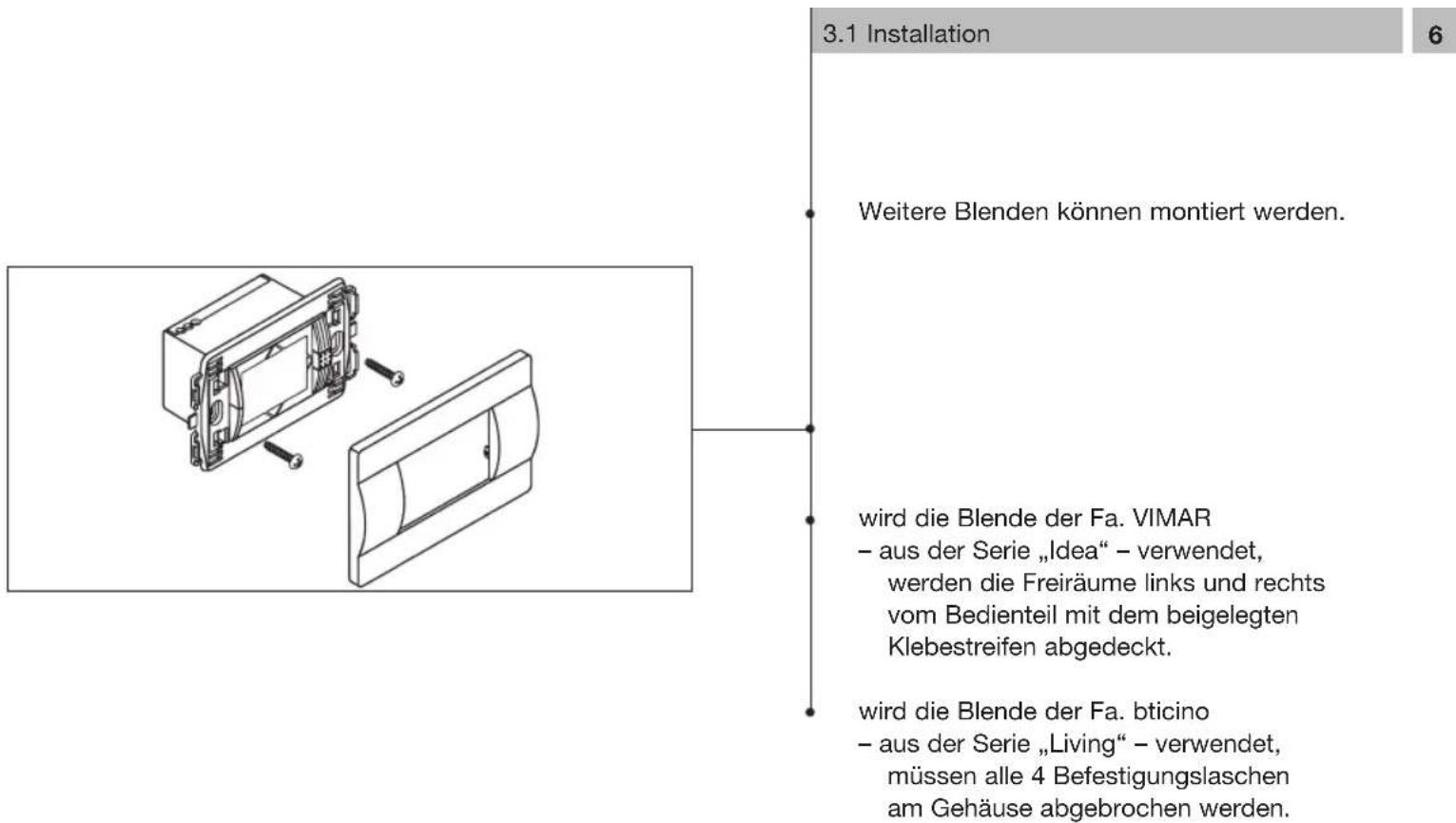 Grässlin Famoso i - Systemeinstellungen siehe Seite 28 - 1