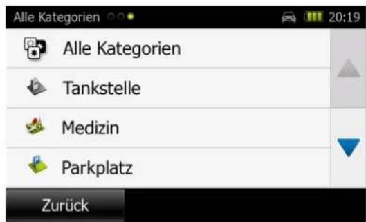 FALK NEO - Zieleingabe über die Auswahl eines Sonderziels (POI) - 3