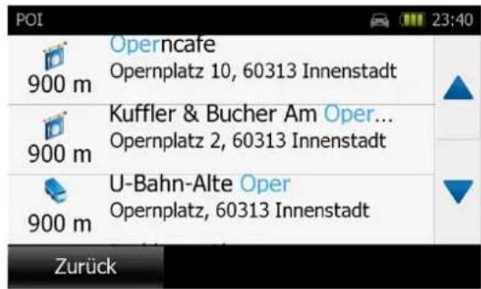 FALK NEO - Zieleingabe über die Auswahl eines Sonderziels (POI) - 4