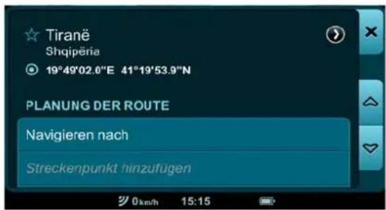 CARTREK Mireo (2500) - Benutzen der Standortinformationsleiste - 1