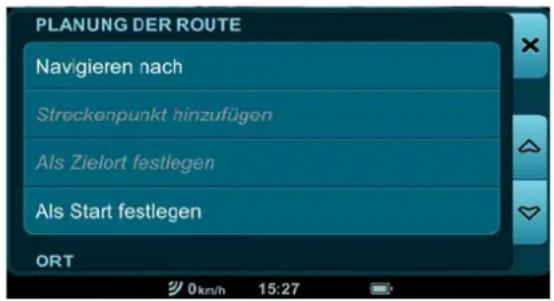 CARTREK Mireo (2500) - Die Zwischenzielplanungsleiste - 1