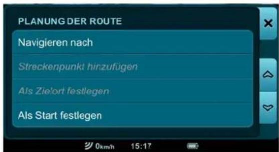 CARTREK Mireo (2500) - Benutzen der Routenplanungsleiste - 1