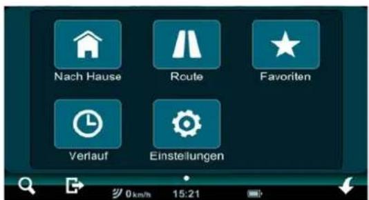 CARTREK Mireo (2500) - Benutzen des Hauptmenüs - 2