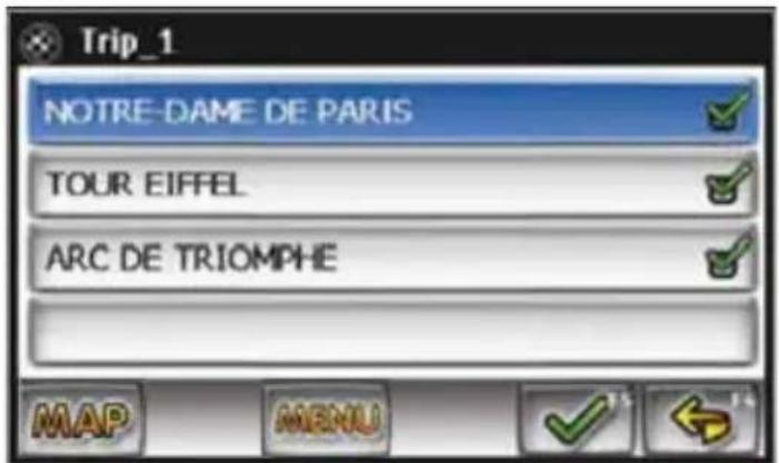 Trip_1 NOTRE-DAME DE PARIS TOUR EIFFEL ARC DE TRIOMPHE MAP MENU