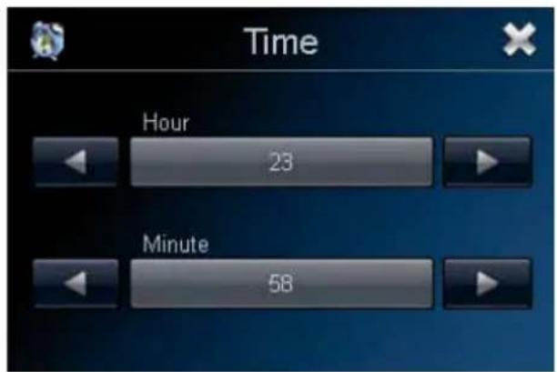 Time Hour 23 Minute 58