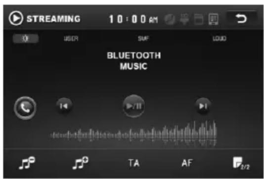 STREAMING 10:00 AM USER SUF LOUD BLUETOOTH MUSIC TA AF 2/2