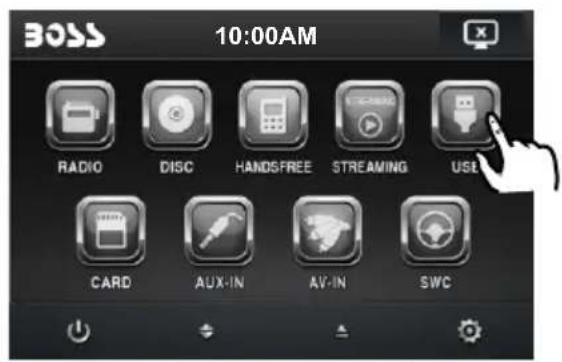 BOSS 10:00AM RADIO DISC HANDSFREE STREAMING USE CARD AUX-IN AV-IN SWC