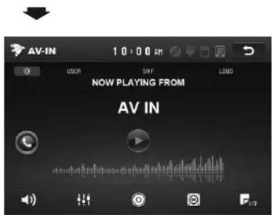 AV-IN 10:00 AM USER SWF LOAD NOW PLAYING FROM AV IN