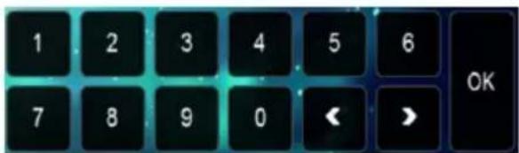 1 2 3 4 5 6 7 8 9 0 < > OK
