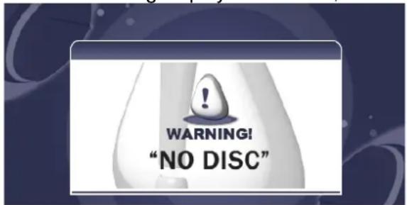 Bullit NAV3500BT - No Disk Warning - 1