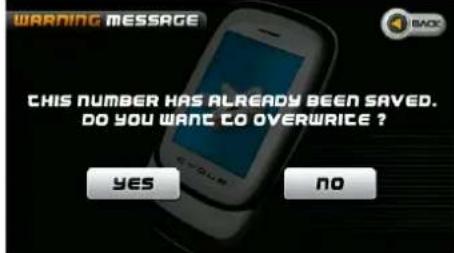 Bullit NAV3500BT - Speed Dial Mode - 1