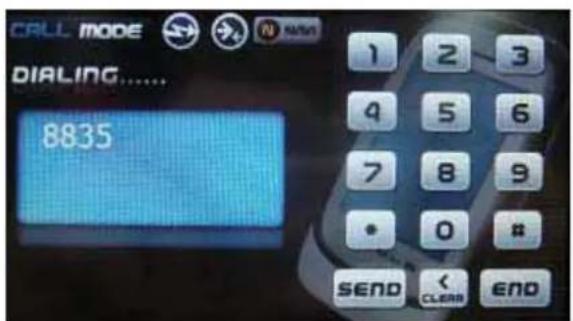 Bullit NAV3500BT - Call mode - 2