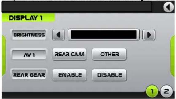 Bullit NAV3500BT - DISPLAY CONTROL - 1