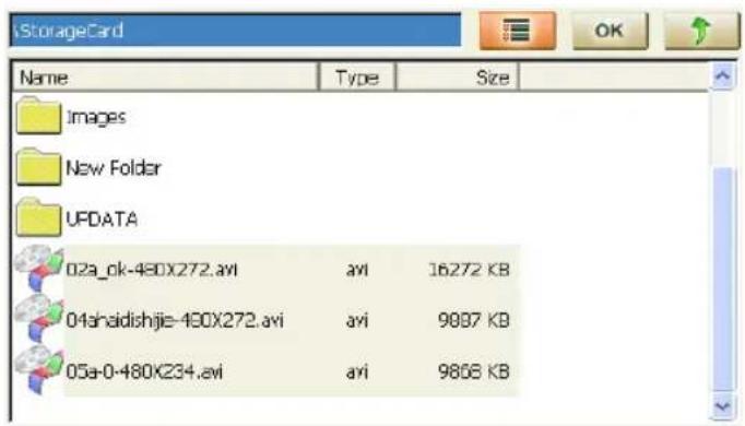 RoadNavigator RN 66 - Adding files to the playlist - 1