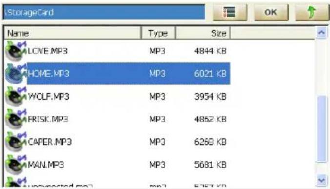 RoadNavigator RN 66 - Adding files to the playlist - 2