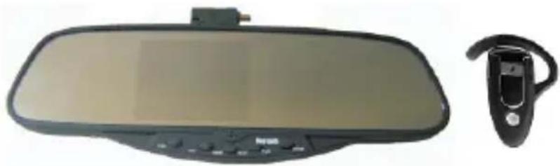 TREBS Comfortcam CC-120 - Funk Rückfahrkamera Set mit Bluetooth Carkit - 1