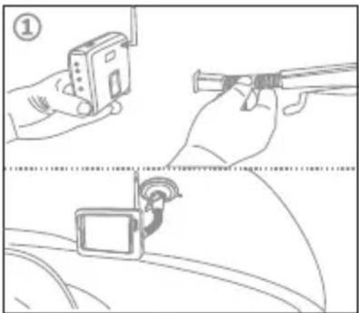 TREBS CC-132 - Installation of the monitor: - 1
