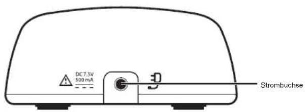 DC 7.3V 500 mA Strombuchse