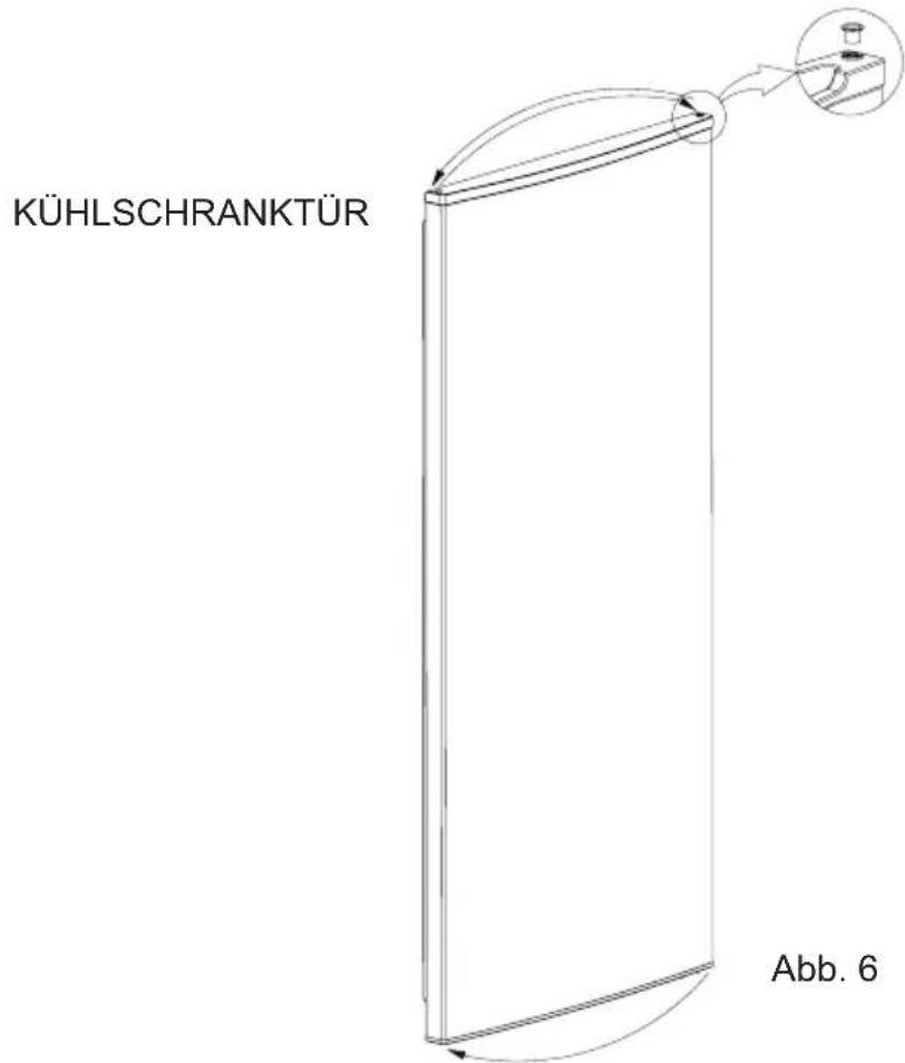 Luxor KG 455 A+ GT LUX - Türanschlag vechseln - 8