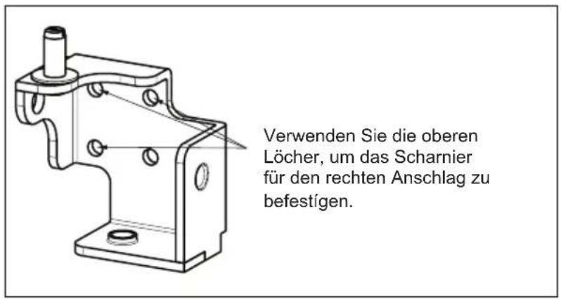 Luxor KG 455 A+ GT LUX - Türanschlag vechseln - 4