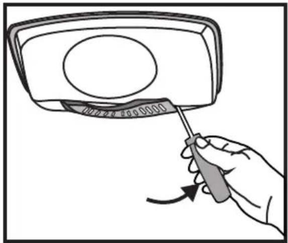 Hansa FK325.6 DFZVX - Wechsel der Glühlampe - 1