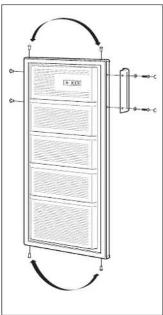 Hanseatic VF 920/E - Türanschlag wechseln - 3