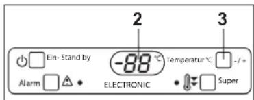 Hanseatic GSN 180+ WS - Temperatur einstellen - 1