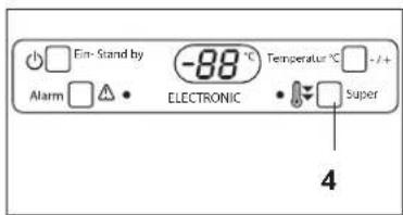 Hanseatic GSN 180+ WS - Temperatur einstellen - 2