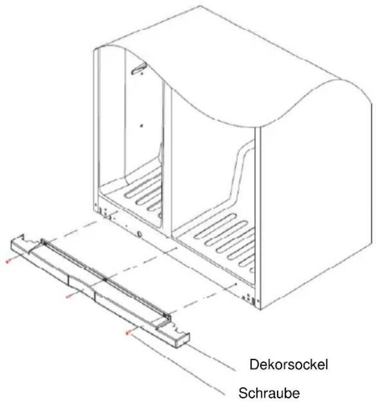 GORENJE NRS85728X - Montage der Dekorleiste - 1
