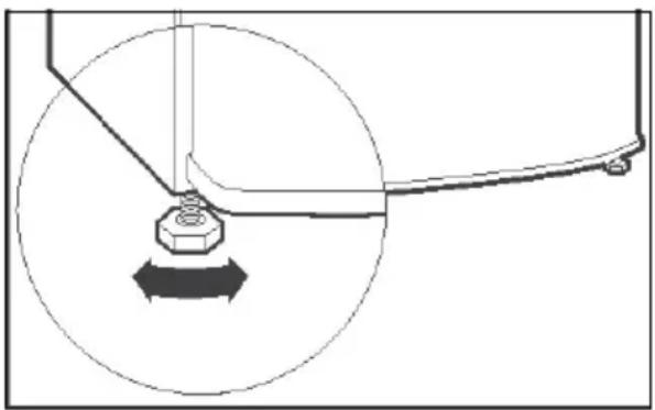 Hanseatic KSH-52450X - Ausrichten des Geräts - 1
