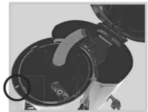 KORONA 10112 - Inserting the filter holder - 2