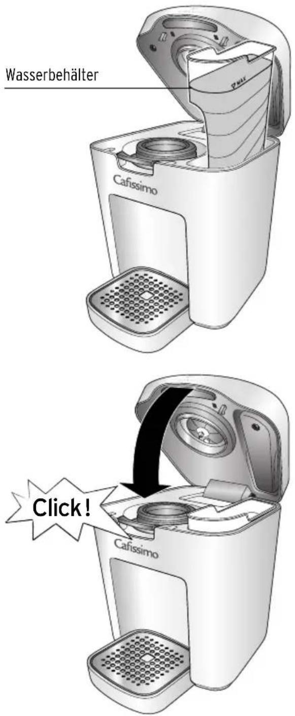 Tchibo Cafissimo Duo - Inbetriebnahme - Maschine entlüften - 1