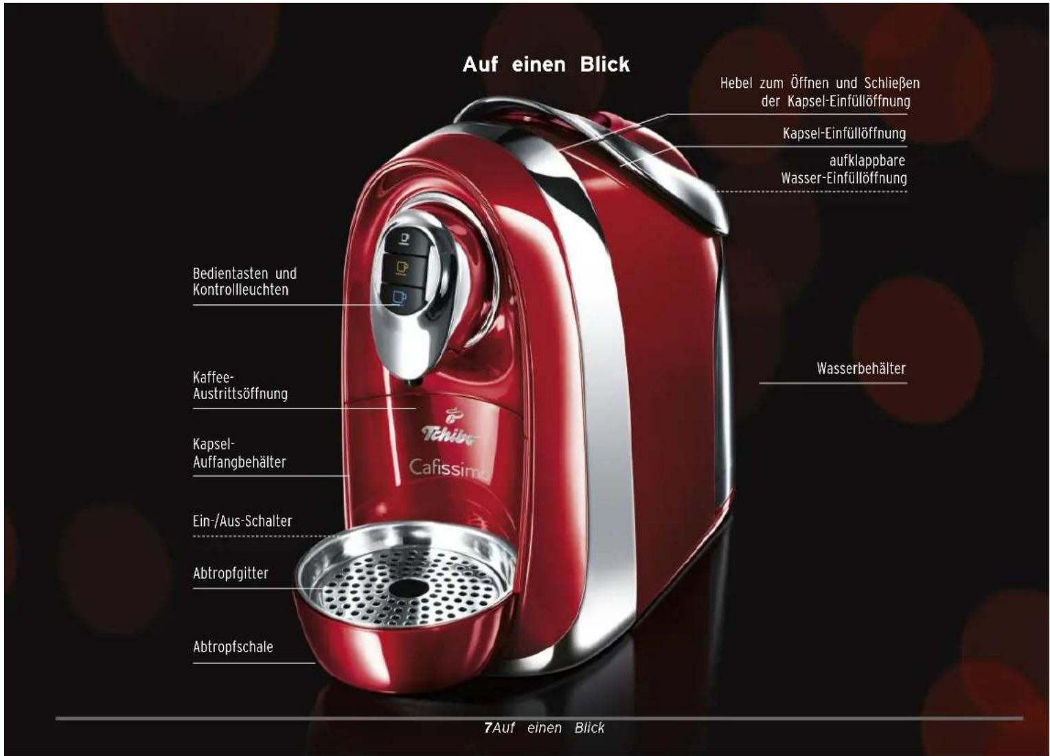 Tchibo Cafissimo Compact - Die Cafissimo Aromakapseln - 1